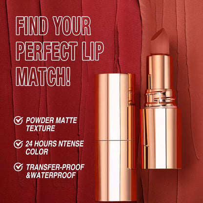 Matte Lipstick Long Lasting Waterproof Lip Stick