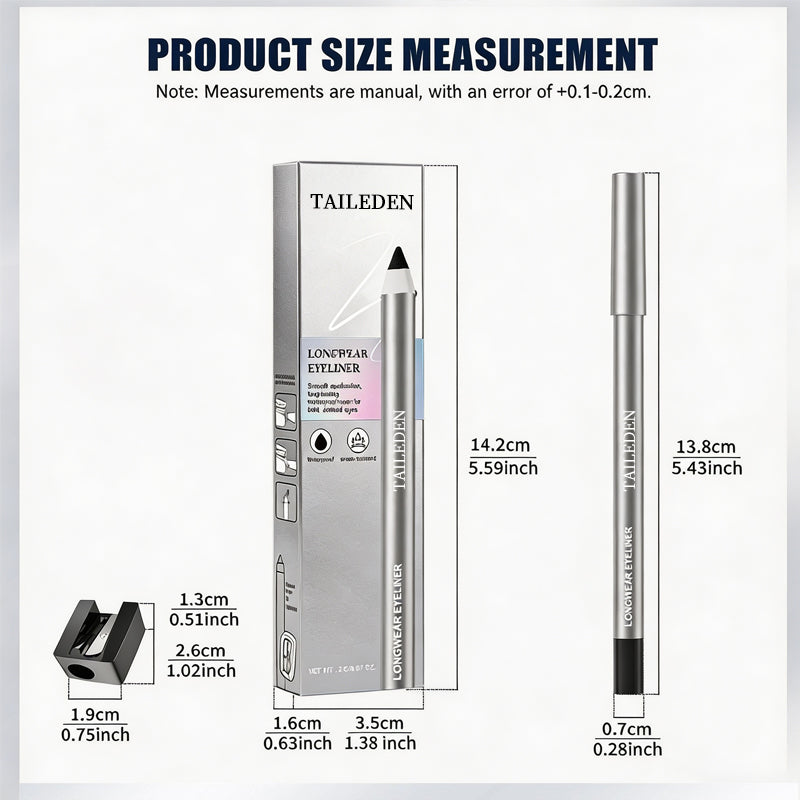 Eye Pencil Eyeliner, Waterproof & Smudge
