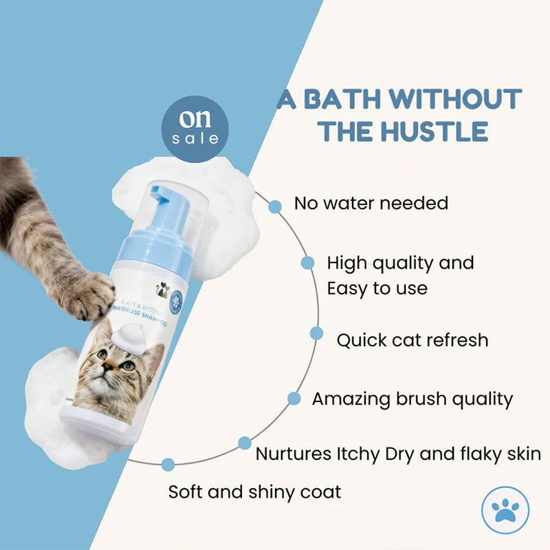 3-in-1 Pet Cleaning Kit – Foam, Spray & Grooming Brush for Deep Clean & Odor Control