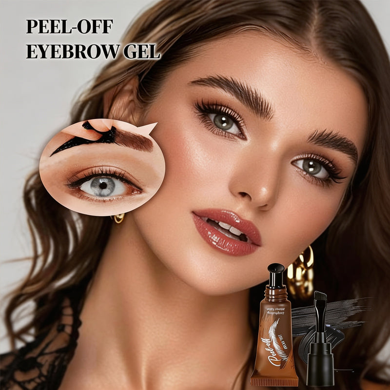 Peel-Off Eyebrow Gel natural brow result