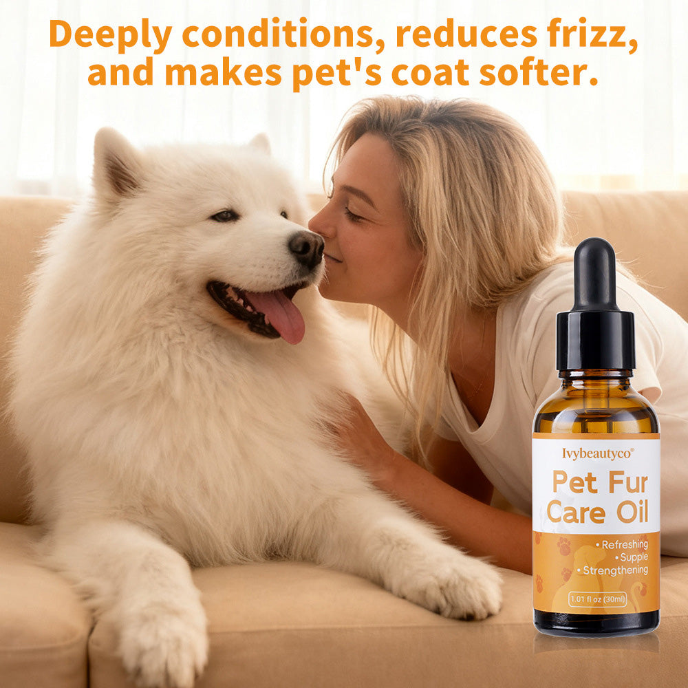 Ivybeautyco No-Rinse Pet Spray Brush with Hair Care Essential Oil