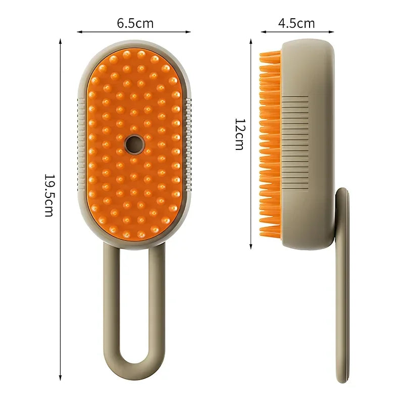 Ivybeautyco No-Rinse Pet Spray Brush with Hair Care Essential Oil