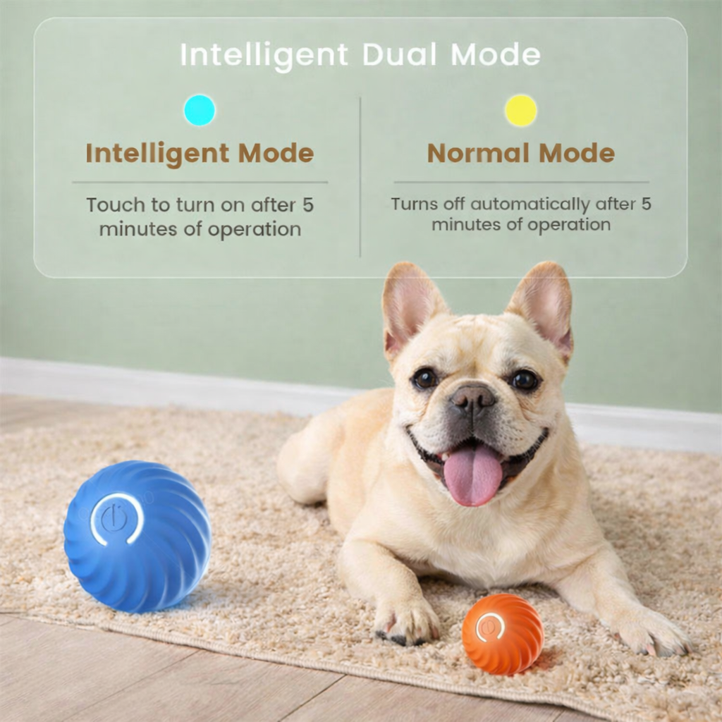 Automatic Bouncing Dog Ball - Fun & Active Play for Puppies