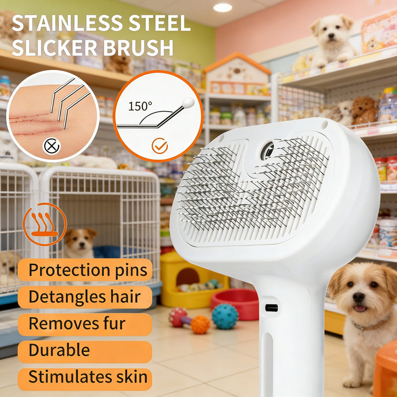 3-in-1 Pet Cleaning Kit – Foam, Spray & Grooming Brush for Deep Clean & Odor Control