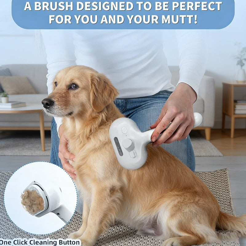 3-in-1 Pet Cleaning Kit – Foam, Spray & Grooming Brush for Deep Clean & Odor Control