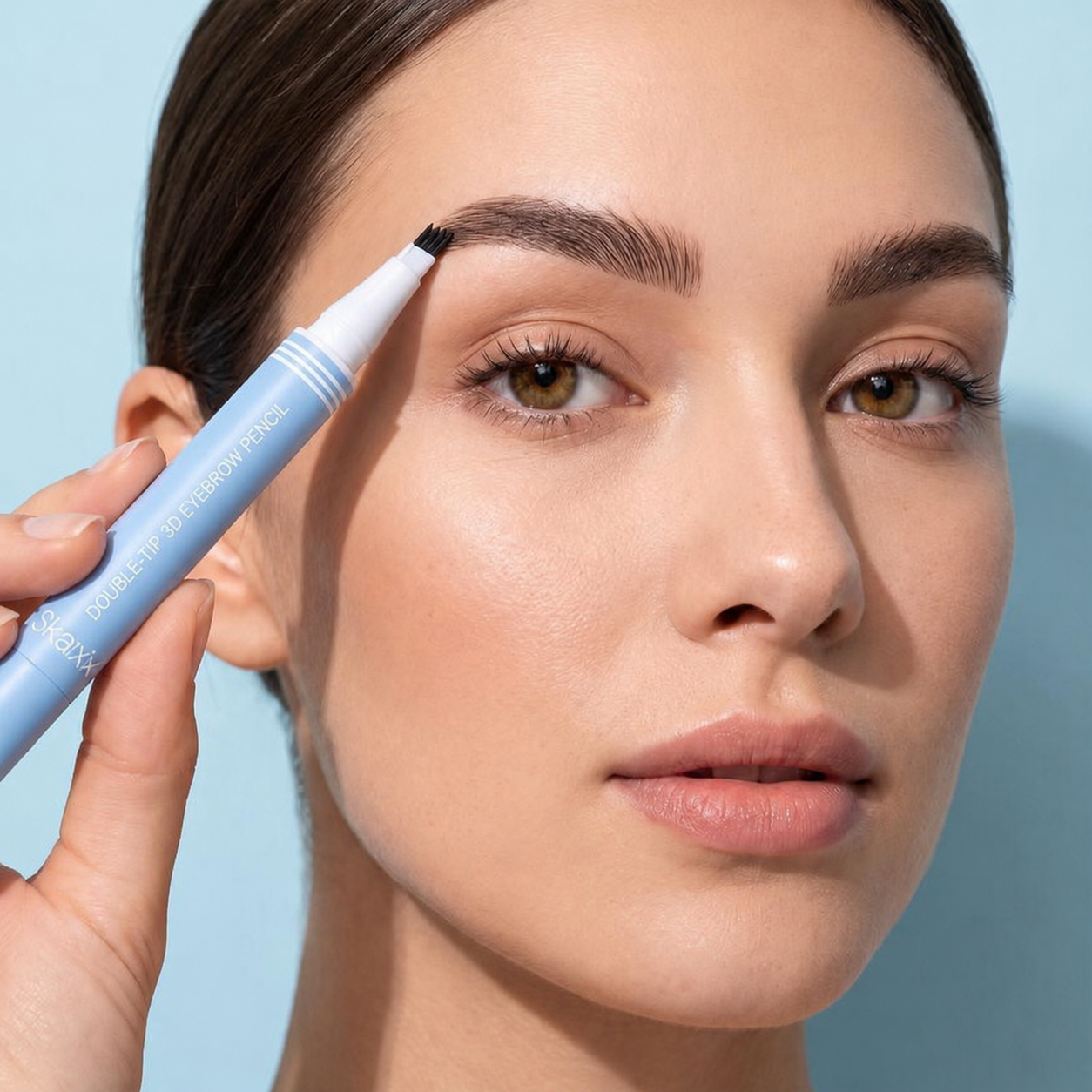 Skavix Waterproof 2-in-1 Micro-Fork Eyebrow Pen & Tinted Gel