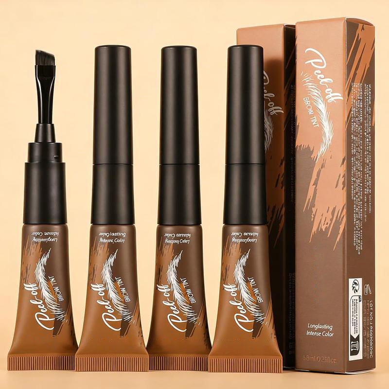 Peel-off eyebrow tint product collection