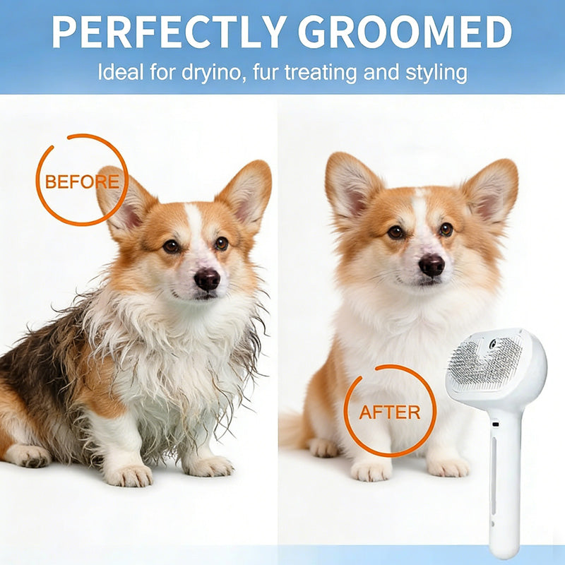3-in-1 Pet Cleaning Kit – Foam, Spray & Grooming Brush for Deep Clean & Odor Control