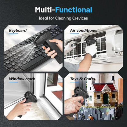 Portable Mini Turbo Fan, High Speed Handheld Rechargeable Fan