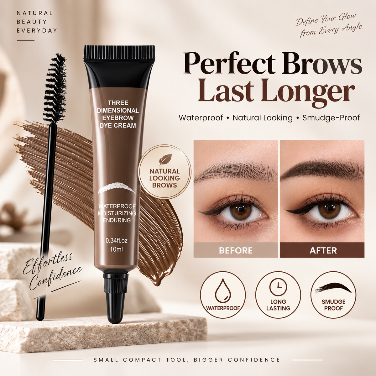 Eyebrow kit for home and daily use