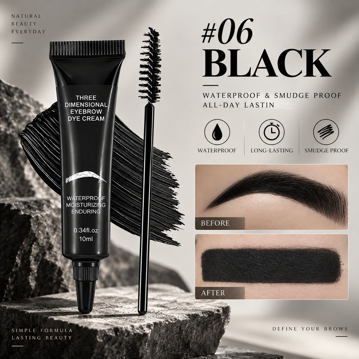 Eyebrow kit for home and daily use
