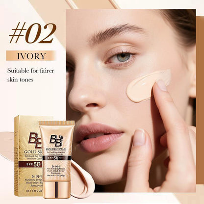 High-coverage waterproof snail BB cream