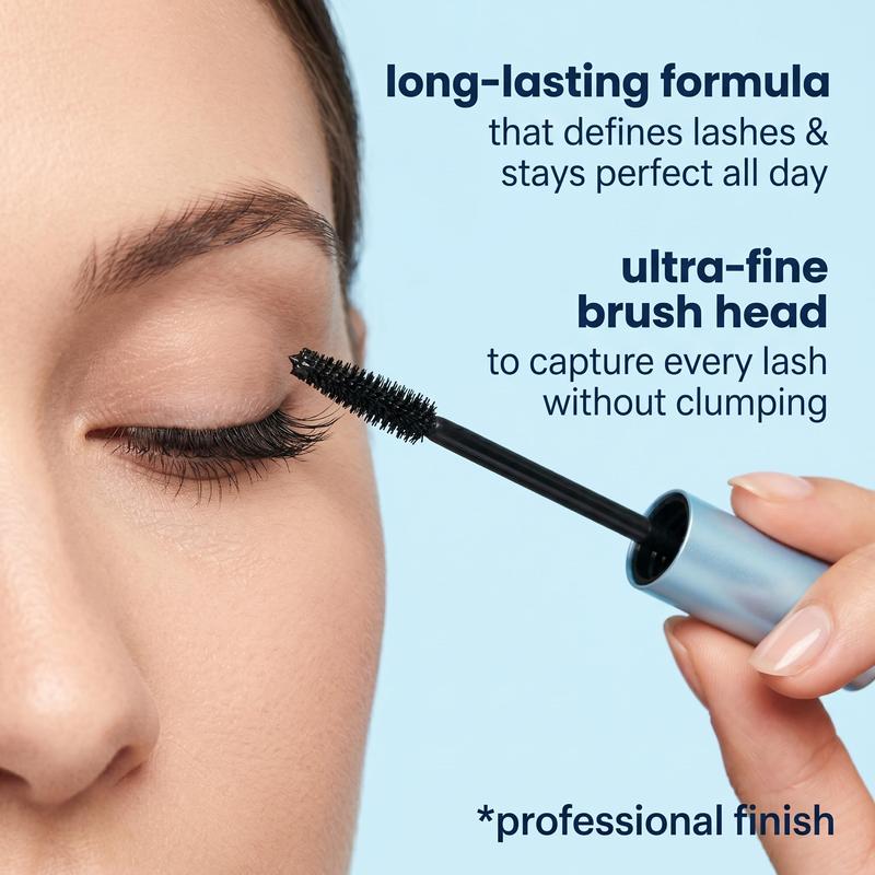 Fine mascara brush